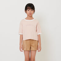 Girl Contrast Cropped Top - SG2512110