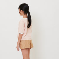 Girl Contrast Cropped Top - SG2512110