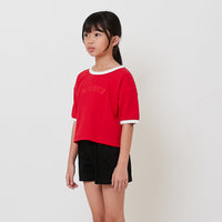 Girl Contrast Cropped Top - SG2512110