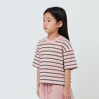 Girl Striped Cropped Top - SG2601002