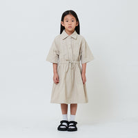Girl Nylon Dress - Khaki - SG2601012A