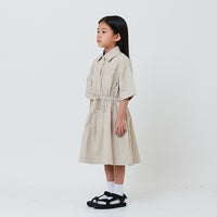 Girl Nylon Dress - Khaki - SG2601012A