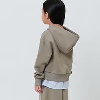 Girl Combined Long Sleeve Hoodie - Green - SG2602019A