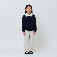 Girl Elastic Waist Long Pants - SG2602022