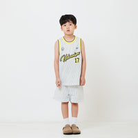 Kids Mesh Pinstripe Shorts - SK2607003