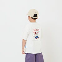 Kids Embroidery Oversized Tee - SK2608017