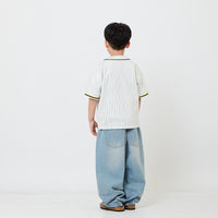 Kids Barrel Leg Long Jeans - SK2609014