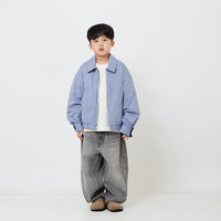 Kids Barrel Leg Long Jeans - SK2609014