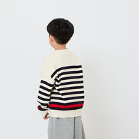 Kids Oversized Stripes Sweater - SK2610054