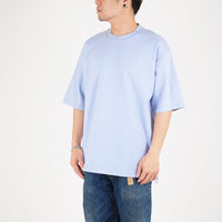 Men Oversized Top - Light Blue - SM2211139D