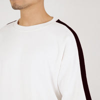 Men Oversized Pique Top - Off White - SM2212159D