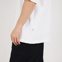 Men Oversized Pique Top - Off White - SM2212159D