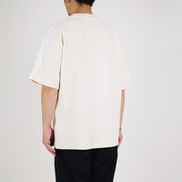 Men Oversized Pique Top - Light Yellow - SM2212159E