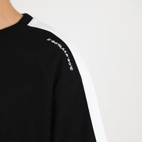 Men Oversized Pique Top - Black - SM2212159F