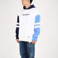 Men Colour Block Oversized Hoodie - Off White - SM2301013Z