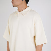 Men Oversized Polo Tee
- Light Yellow - SM2303066B