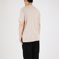 Men Graphic Tee - Beige - SM2303069A
