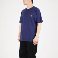 Men Graphic Tee - Navy - SM2303070D