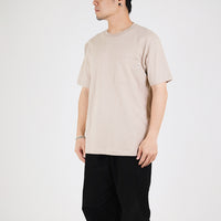 Men Graphic Tee - Beige - SM2304072B