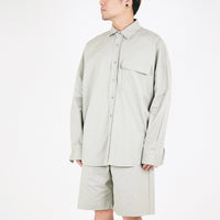 Men Oversized Shirt - Light Green - SM2305048B