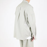 Men Oversized Shirt - Light Green - SM2305048B