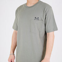 Men Graphic Tee - Dusty Green - SM2305075D