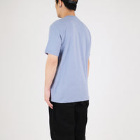 Men Graphic Tee - Dusty Blue - SM2305076E