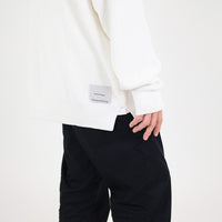 Men Oversized Sweater - Off White - SM2306087A