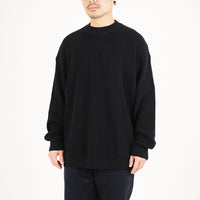 Men Oversized Sweater - Black - SM2306087C