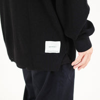 Men Oversized Sweater - Black - SM2306087C