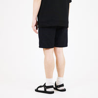 Men Slim Fit Denim Shorts With Belt - Navy - SM2306088C