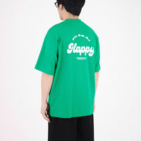 Men Printed Oversized Tee - Green - SM2307093B