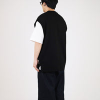 Men Vest Top - Black - SM2307094B