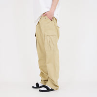 Men Twill Cargo Pants - Khaki - SM2307100A