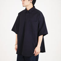 Men Oversized Shirt - Black - SM2307105B