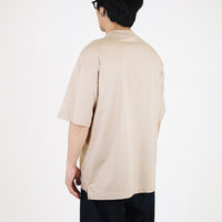 Men Oversized Pocket Tee - Khaki - SM2308110B