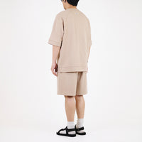 Men Essential Oversized Top - Khaki - SM2308111B
