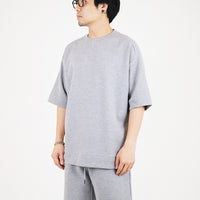 Men Essential Oversized Top - Melange Grey - SM2308111C