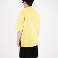 Men Essential Oversized Top - Yellow - SM2308111D