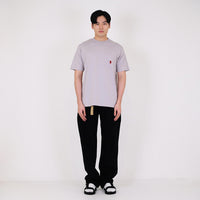 Men Graphic Tee - Light Grey - SM2309108A