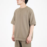 Men Oversized Waffle Top - Army Green - SM2309130C