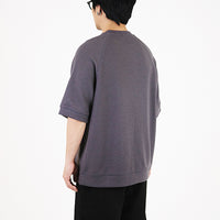 Men Oversized Waffle Top - Metal - SM2309130E