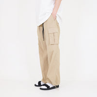 Men Nylon Joggers - Beige - SM2309138A