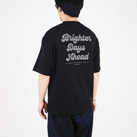 Men Printed Oversized Tee - Black - SM2310145D