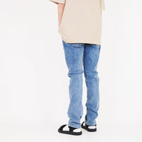 Men Skinny Long Jeans With Belt - Dark Blue - SM2310157C