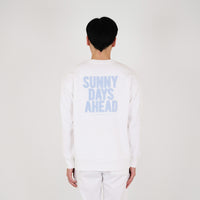 Men Embroidery Oversized Sweatshirt - Off White - SM2311170A
