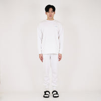 Men Embroidery Oversized Sweatshirt - Off White - SM2311170A