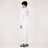 Men Embroidery Oversized Sweatshirt - Off White - SM2311170A