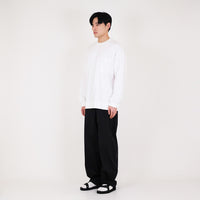 Men Oversized Long Sleeve Top - Off White - SM2312190A