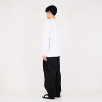 Men Oversized Long Sleeve Top - Off White - SM2312190A